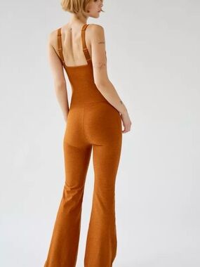 Beyond Yoga ‘Hit the Scene’ Jumpsuit in Rust